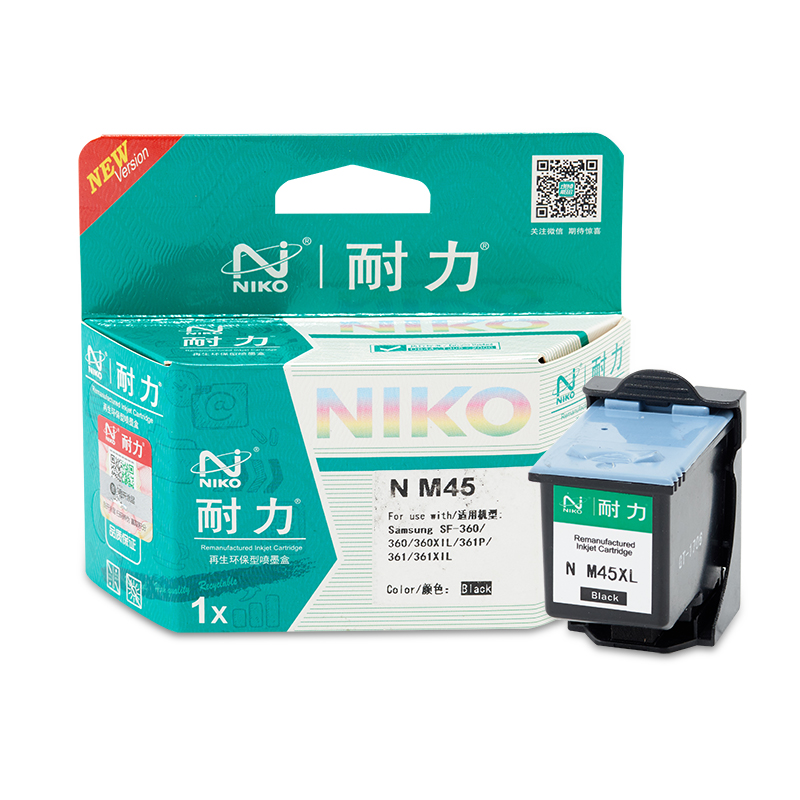 耐力（NIKO）N M45 黑色墨盒 (适用三星SF360/361P)